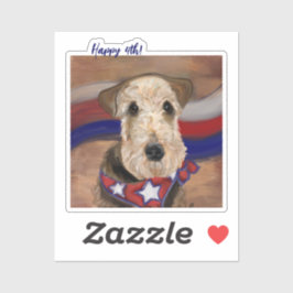 AIREDALE TERRIER STICKER