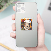 AIREDALE TERRIER STICKER (Telefoon)