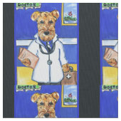 Airedale Terrier Stof (Close Up)
