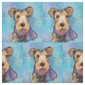 Airedale Terrier  Stof (Swatch)