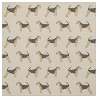 Airedale Terrier-stof Stof