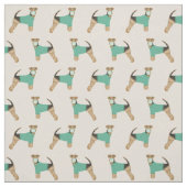 Airedale Terrier struikelt de hond uit Stof (Swatch)