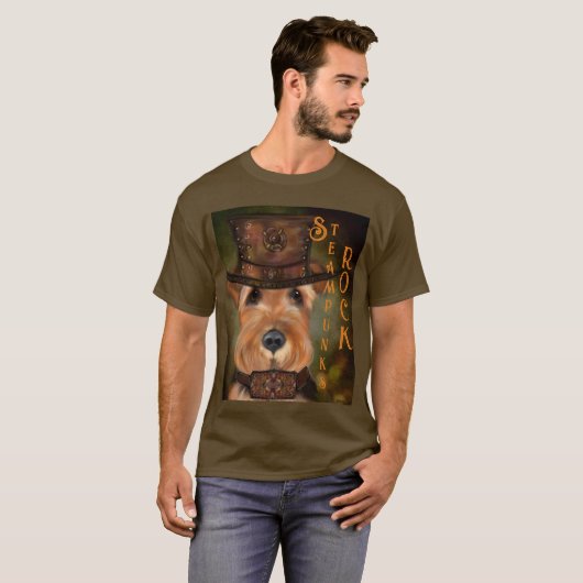 AIREDALE TERRIËR T-SHIRT (Voorkant volledig)