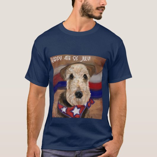 AIREDALE TERRIER T-SHIRT (Voorkant)