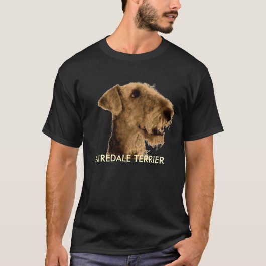 AIREDALE TERRIER T-SHIRT (Voorkant)