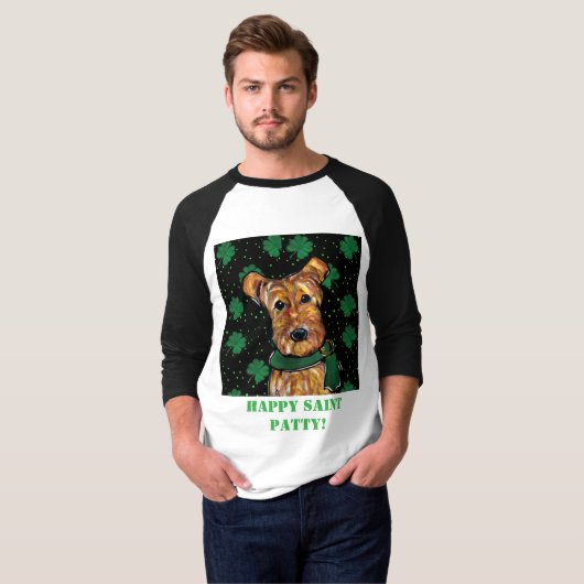 AIREDALE TERRIER T-SHIRT (Voorkant volledig)