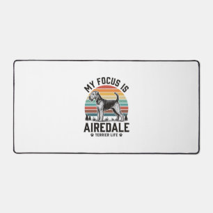 Airedale Terrier T-shirt Vintage Hondenliefhebber  Bureaumat