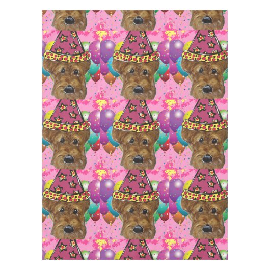 AIREDALE TERRIER TAFELKLEED (Voorkant)