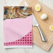 AIREDALE TERRIER THEEDOEK (Quarter Fold)