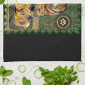 AIREDALE TERRIËR THEEDOEK (Gevouwen)