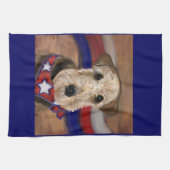 AIREDALE TERRIER THEEDOEK (Horizontaal)