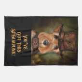 AIREDALE TERRIER THEEDOEK (Horizontaal)