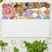 AIREDALE TERRIËR THEEDOEK (Gevouwen)