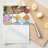 AIREDALE TERRIËR THEEDOEK (Quarter Fold)