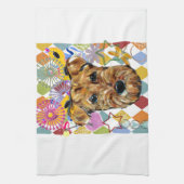 AIREDALE TERRIËR THEEDOEK (Verticaal)