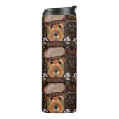 Airedale Terrier Thermosbeker (Gedraaid links)