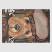 AIREDALE TERRIER TISSUEPAPIER (Voorkant)