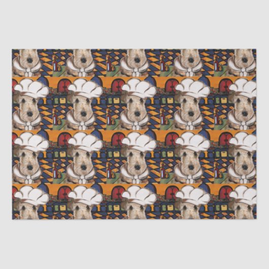 Airedale Terrier Tissuepapier (Voorkant)