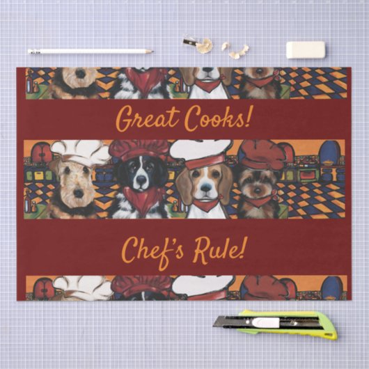 Airedale Terrier Tissuepapier (Craft)