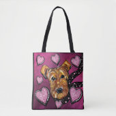 AIREDALE TERRIER TOTE BAG (Voorkant)