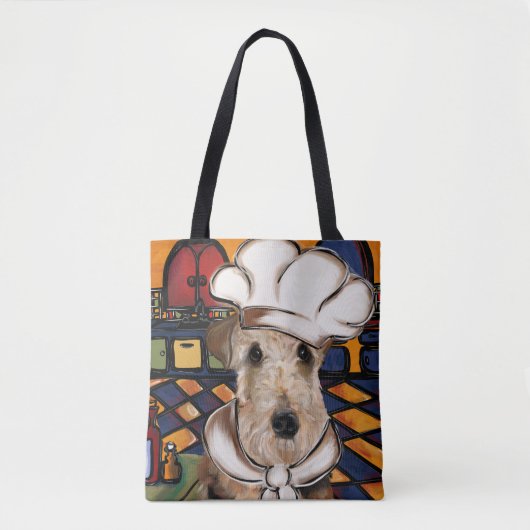 AIREDALE TERRIER TOTE BAG (Voorkant)