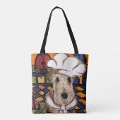 AIREDALE TERRIER TOTE BAG (Achterkant)