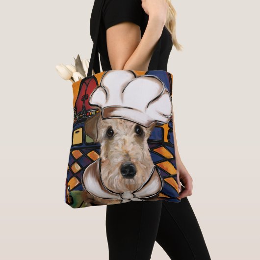 AIREDALE TERRIER TOTE BAG (Dichtbij)