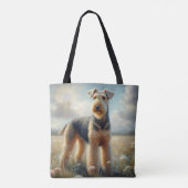 Airedale Terrier Tote Bag (Achterkant)
