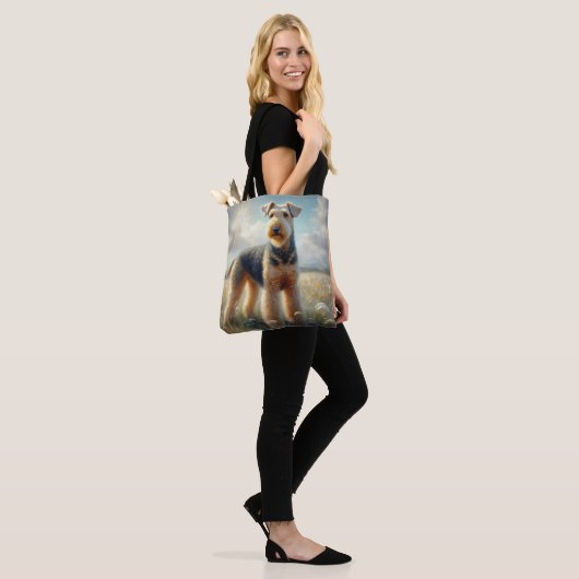 Airedale Terrier Tote Bag (Op model)