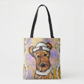 AIREDALE TERRIER TOTE BAG (Voorkant)