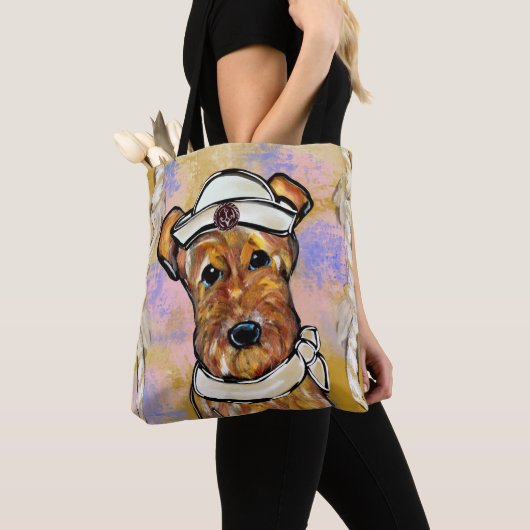 AIREDALE TERRIER TOTE BAG (Dichtbij)