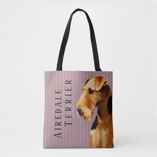 Airedale Terrier Tote Bag (Voorkant)