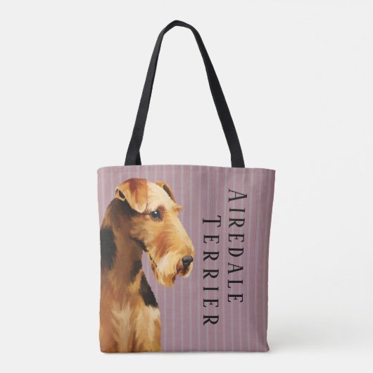 Airedale Terrier Tote Bag (Achterkant)