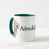 Airedale Terrier Trivia Mok (Voorkant links)