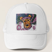 AIREDALE TERRIER TRUCKER PET (Voorkant)