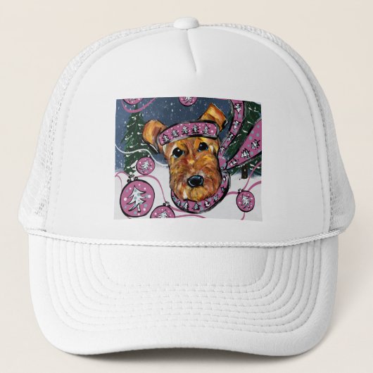 AIREDALE TERRIER TRUCKER PET (Voorkant)