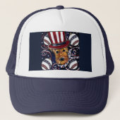 AIREDALE TERRIER TRUCKER PET (Voorkant)