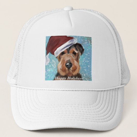 AIREDALE TERRIER TRUCKER PET (Voorkant)