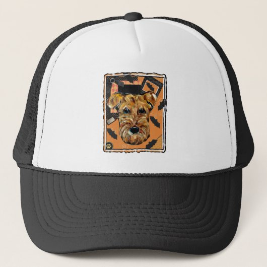 AIREDALE TERRIËR TRUCKER PET (Voorkant)