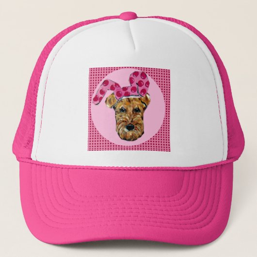 AIREDALE TERRIËR TRUCKER PET (Voorkant)