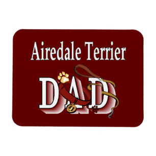 Airedale Terrier Vader Magneet