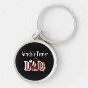 Airedale Terrier Vader Sleutelhanger