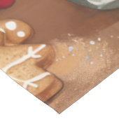 Airedale Terrier Vakantie Bakken: Feestelijke Kers Tafelkleed (Gekanteld)