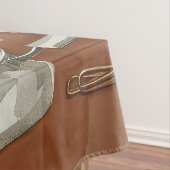 Airedale Terrier Vakantie Bakken: Feestelijke Kers Tafelkleed (Voorbeeld)