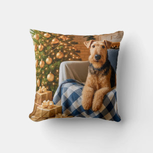 Airedale Terrier Vakantie  Kussen