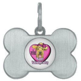 Airedale Terrier Valentijnsdag Huisdieren Naamplaatje