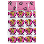 Airedale Terrier Valentijnsdag Medium Cadeauzakje (Achterkant)