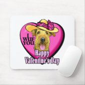 Airedale Terrier Valentijnse Gifts Muismat (Met muis)
