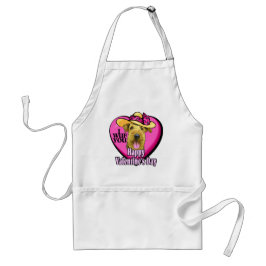 Airedale Terrier Valentijnse Gifts Standaard Schort