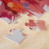 Airedale Terrier Valentijnshond Kunst met Hartjes Legpuzzel (Zijkant)